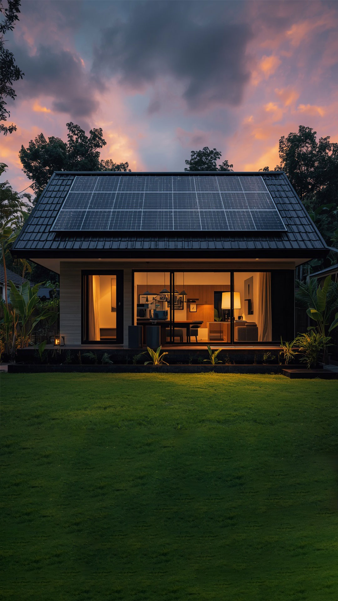 Solusi energi solar dan baterai